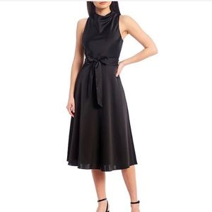 Antonio Melani Kinnon Satin Midi Dress